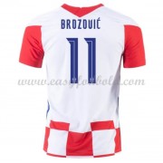 Billige Landsholdstrøjer Kroatien 2021 Marcelo Brozovic 11 Hjemmetrøje..